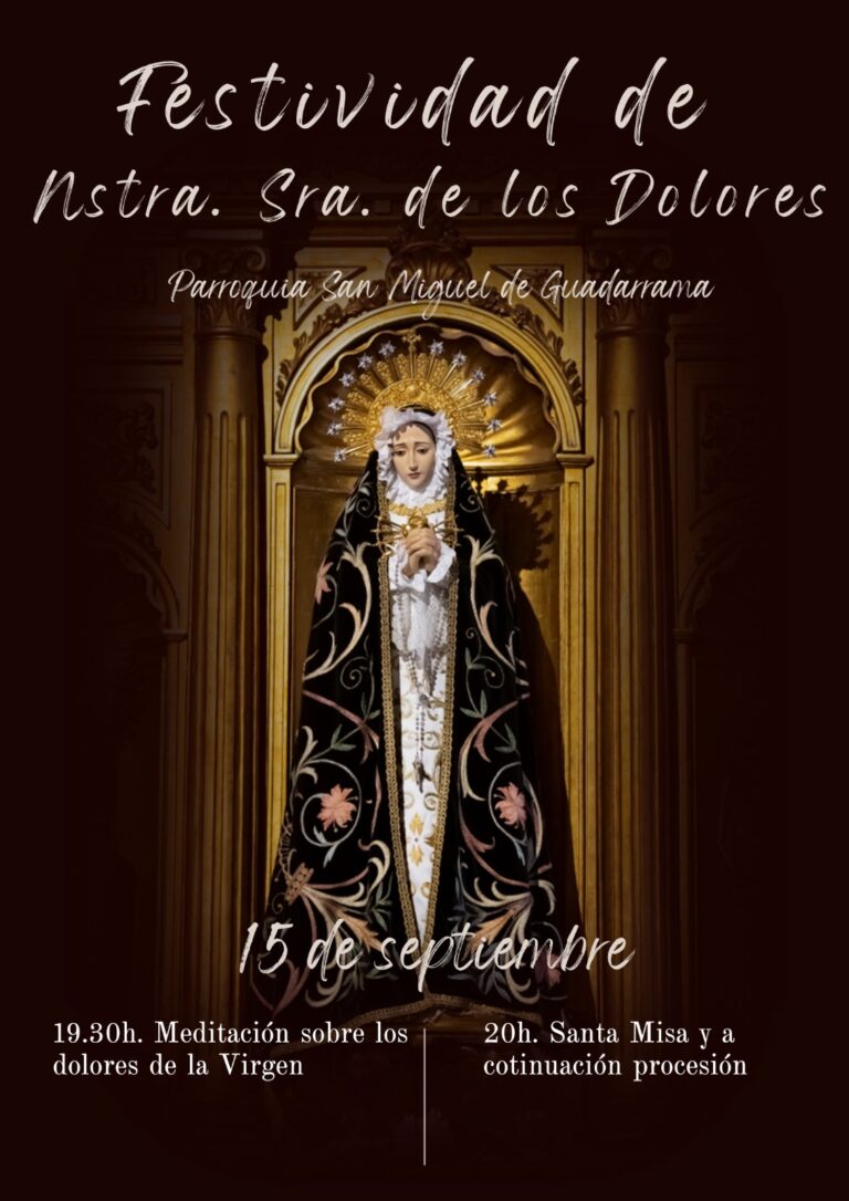Festividad de La Virgen Dolorosa