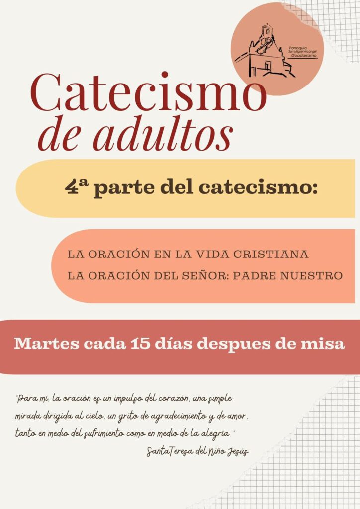 Inicio del catecismo de adultos