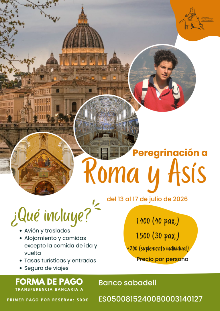 Peregrinación a Roma y Asís
