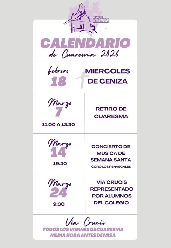 Programa de cuaresma 2026